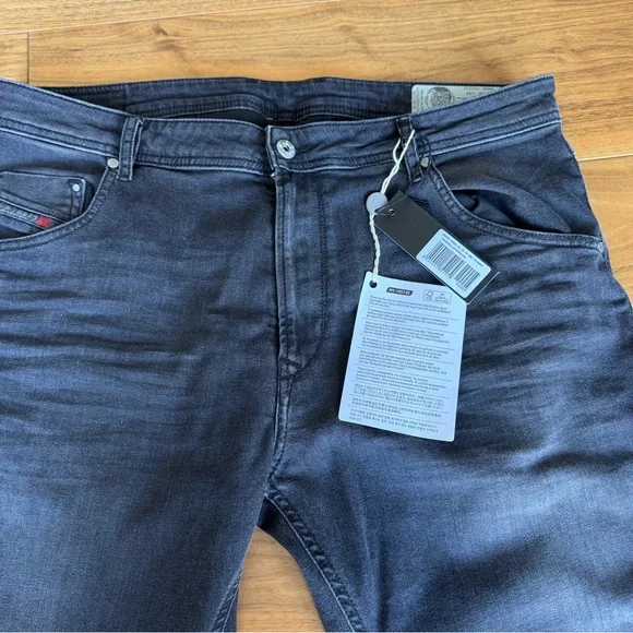 NWT Diesel Industry Krayver R26U6 Faded Gray Jeans W36 L34